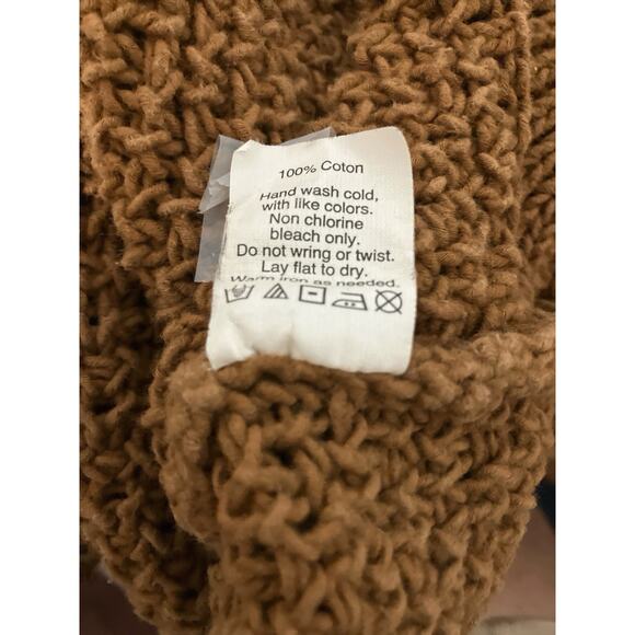 Madewell Women's Pullover Open Weave Cotton Sleeve Sweater Sz M French Quarter - Picture 5 of 5